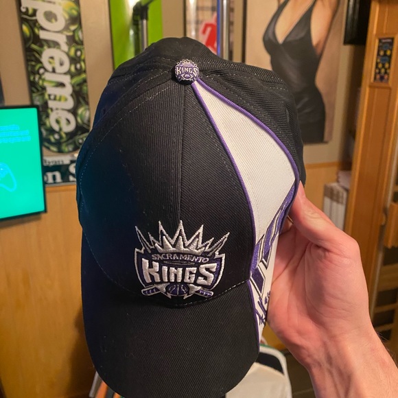 Sacramento Kings embossed letters hat bibby adjustable - Picture 7 of 7